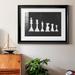 Canora Grey Starting Line Up II Premium Framed Print - Ready To Hang Paper, Solid Wood in Black/White | 42.5 H x 30.5 W x 1 D in | Wayfair