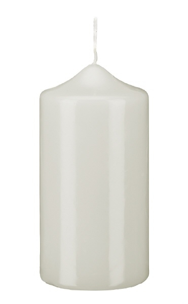 Kopschitz Kerzen Stumpen Kerzen Moonstone Stein 30 x Ø 8 cm, 6 Stück getauchte Stumpenkerzen mit Spitzkopf in RAL Qualität Image