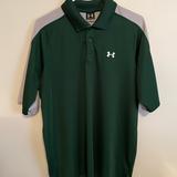 Under Armour Shirts | Green Under Armor Button Up Shirt | Color: Gray/Green | Size: L
