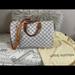 Gucci Bags | Authentic Highly Sought After Damier Azur Canvas Speedy Bandouliere 35 | Color: Cream/White | Size: Os