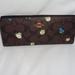 Coach Bags | Coach C7383 Signature Vintage Rose Slim Wallet Card Clutch Brown Black Multi | Color: Brown/Pink | Size: Os