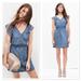 Madewell Dresses | Madewell Blue Lace Flutter Sleeve Dress 12 | Color: Blue | Size: 12