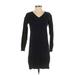 Gap Casual Dress - Sweater Dress: Blue Print Dresses - Women's Size X-Small