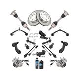 2002-2006 Cadillac Escalade EXT Front Brake Pad Rotor Axle Control Arm Kit - TRQ