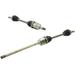 2004-2010 Toyota Sienna Front Axle Shaft Set - TRQ CSA85958