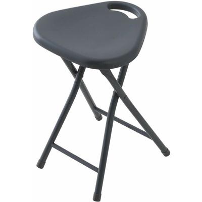Klappbarer Badezimmerhocker in gris Farbe Feridras 868005 Grau Image