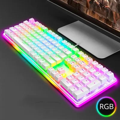 ROYAL KLUDGE – clavier mécanique de jeu à 108 touches rétro-éclairage rvb Anti-Ghosting avec