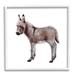 Stupell Industries Baby Donkey Watercolor Children's Nursery Animal by Fox Hollow Studios - Painting Wood in Brown | 12 H x 12 W x 1.5 D in | Wayfair