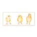 Stupell Industries Baby Chick Trio Watercolor Kids' Wild Animals by Fox Hollow Studios - Painting Wood in Brown | 7 H x 17 W x 0.5 D in | Wayfair