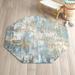 Blue/Gray 98 x 0.33 in Area Rug - Langley Street® Haefner Rug_Cream Blue Polypropylene | 98 W x 0.33 D in | Wayfair