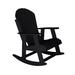 Rosecliff Heights Kleinman Poly Patio Rocking Chair in Black | 38 H x 29 W x 36 D in | Wayfair A8A6467A16444DE58B296BB82C60EFC7