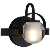 Conduit 6 1/2" High Matte Black Metal Wall Sconce