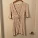 Free People Dresses | Free People Cream Polka Dot Dress Euc Size 4 | Color: Cream | Size: 4