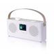 Roxel DAB, DAB+ Digital and FM Radio Mains Powered and Battery Powered Portable Radio | BT Speaker | USB Playback, TF Card, Bedside Alarm Clock | Sleep Timer, 2.4 inch LCD display, RDR-80