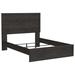 Signature Design by Ashley Belachime Low Profile Standard Bed Wood in Black/Brown | 53 H x 63.86 W x 81.69 D in | Wayfair B2589B2