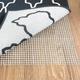 Support de tapis antidérapante sur mesure Poignée de tapis 120 x 200 cm - Marron