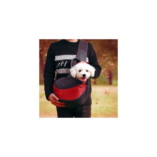 Hundetragetasche, verstellbare Hundetragetasche 37 x 29 x 25 cm rot