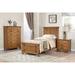 Dalton Rustic Honey 5-piece Bedroom Set