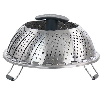 Expandable Stainless Steel Steamer Basket - One Piece