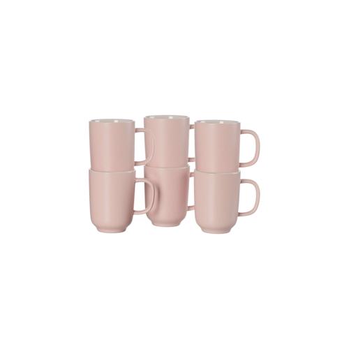 Ritzenhoff & Breker JASPER Kaffeebecher 285 ml rosa 6er Set