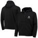 Men's Dunbrooke Black New Orleans Saints Shag Tri-Blend Full-Zip Raglan Hoodie