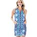 Lilly Pulitzer Dresses | Lilly Pulitzer Kelby Stretch Shift Dress In Mermaid's Tail || Nwt! | Color: Blue/White | Size: 16