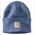 Carhartt Accessories | New Stock Blue Heather Carhartt Watch Hat Cap Beanie Hat | Color: Blue/White | Size: Os