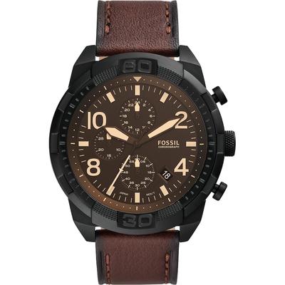 Fossil Chronograph Edelstahl braun Herren Image