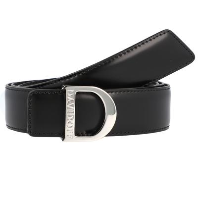 Davidoff Icon Gürtel Leder 100 cm Schwarz Herren