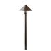 Arlmont & Co. Chimal 1-Light LED Pathway Light in Brown | 18.5 H x 6 W x 6 D in | Wayfair 2422707C235E4950968F499E97A0E12F