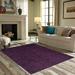 Indigo 0.4 in Area Rug - Ebern Designs Solid Color Area Rug Purple Polyester | 0.4 D in | Wayfair 53CA5BCCFE594476BDA0907C977D91DB
