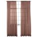 Winston Brands Elegance Solid Sheer Rod Pocket Single Curtain Panel Polyester in Brown | 84 H x 60 W in | Wayfair 46779 COCO 6084