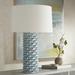 Arteriors Home Ari 29 1/2" Celadon Blue Crackle Modern Table Lamp