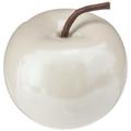 Pomme déco - céramique - H10 cm - Atmosphera créateur d'intérieur - Perle