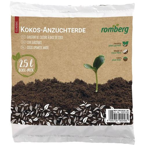 Anzuchterde-Kokos 2,5 Liter Beutel - Romberg