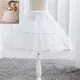 Jupons blancs pour filles jupe en tulle sous-jupe pour enfants accessoires de robe de mariée pour