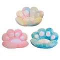 Coussins de chaise en forme de patte de chat mignons coussins de siège en peluche pour la maison