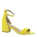 Steve Madden Irenee - Womens 6.5 Yellow Sandal Medium