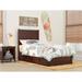 NoHo Twin Bed with Footboard and 2 Drawers in Walnut