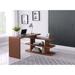 Somette Motion Home Office Desk with Shelves