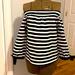 J. Crew Tops | Jcrew Off The Shoulder Top. Size S. Very Good Condition. | Color: Blue/White | Size: S