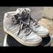 Adidas Shoes | Adidas Raleigh Aw5411 Women’s Gray High Top Basketball Sneakers Size 9.5 | Color: Gray | Size: 9.5