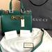 Gucci Bags | Gucci Top Handle Bag Zumi Shibuya Medium Green Leather Crossbody | Color: Green | Size: 13"L X 4.5"W X 10.2"H