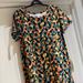 Lularoe Dresses | Lularoe Carly. Size Small. | Color: Black/Orange | Size: S