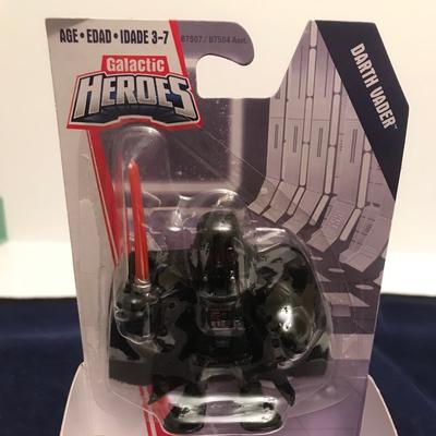 Disney Toys | Disney Heroes Star Wars Galactic Heroes Darth Vader Small Action Figure - New | Color: Black | Size: Ages 3 & Up