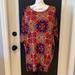 Lularoe Tops | Euc Lularoe Irma Size Large | Color: Orange/Purple | Size: L