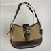 Coach Bags | Coach Hampton Tan Suede Leather Shoulder Bag | Color: Brown/Tan | Size: Os