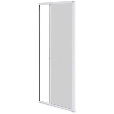 Insektenschutzrollo Tür b 1400 mm x h 2300 mm - Aluminium - Weiß Image