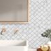 TileGen. 2.9" x 3" Porcelain Lantern Mosaic in White Wall & Floor Tile (10 sheets/7.4 sqft.)