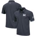 "Polo camouflage numérique Colosseum Charcoal pour hommes Michigan Wolverines Big & Tall OHT Military Appréciation"